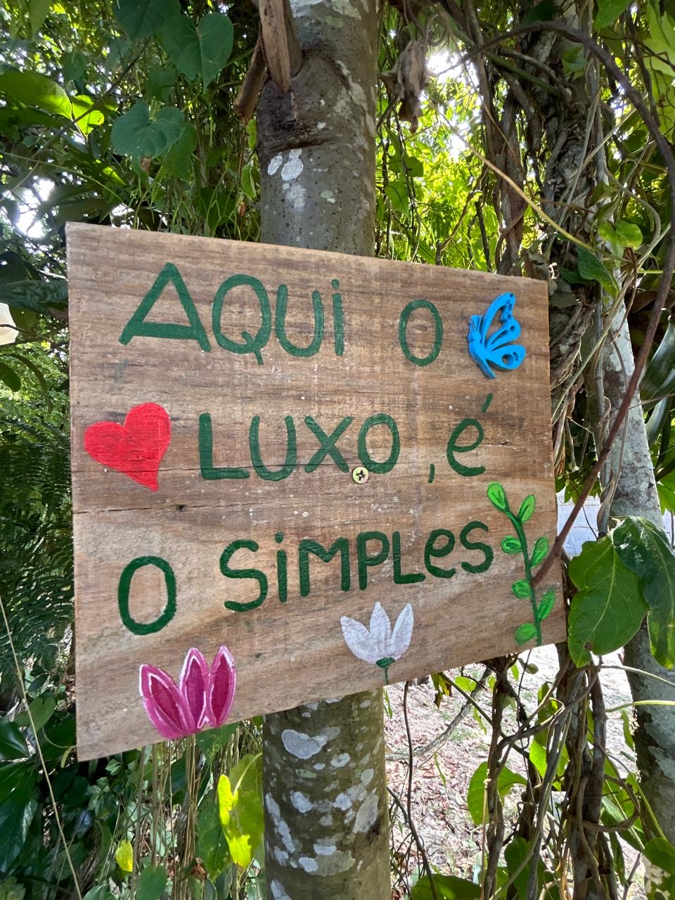 Aqui o luxo é simples