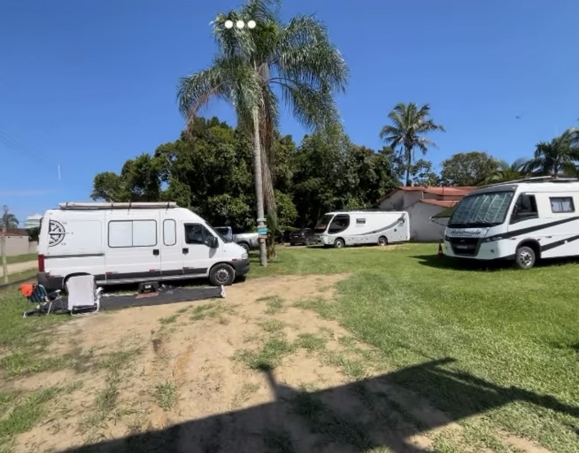 Vista do camping